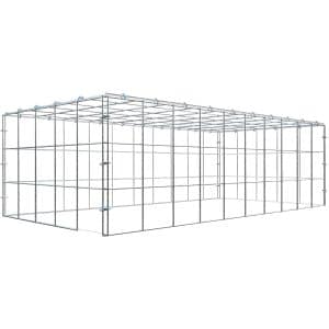 Gabiona C-Ring-Gabione-Anbaukorb Typ 3 30 x 100 x 50 cm Maschenw 10 x 10 cm