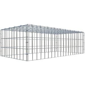 Gabiona C-Ring-Gabione-Anbaukorb Typ 3 30 x 100 x 50 cm Maschenw 5 x 10 cm