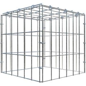 Gabiona C-Ring-Gabione-Anbaukorb Typ 3 30 x 30 x 30 cm Maschenw 5 x 10 cm