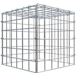 Gabiona C-Ring-Gabione-Anbaukorb Typ 3 30 x 30 x 30 cm Maschenw 5 x 5 cm