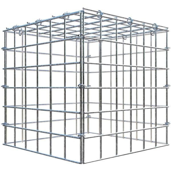 Gabiona C-Ring-Gabione-Anbaukorb Typ 3 30 x 30 x 30 cm Maschenw 5 x 5 cm