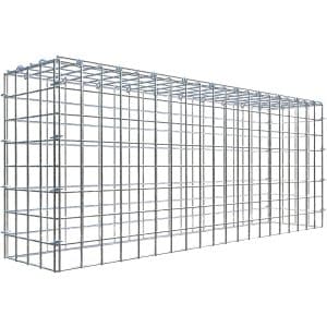 Gabiona C-Ring-Gabione-Anbaukorb Typ 3 40 x 100 x 20 cm Maschenw 5 x 5 cm
