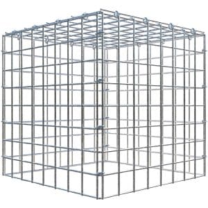 Gabiona C-Ring-Gabione-Anbaukorb Typ 3 40 x 40 x 40 cm Maschenw 5 x 5 cm