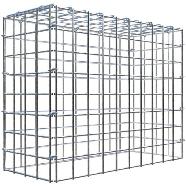 Gabiona C-Ring-Gabione-Anbaukorb Typ 3 40 x 50 x 20 cm Maschenw 5 x 5 cm