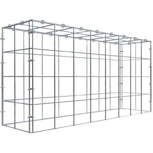 Gabiona C-Ring-Gabione-Anbaukorb Typ 3 40 x 80 x 20 cm Maschenw 10 x 10 cm