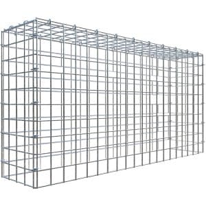 Gabiona C-Ring-Gabione-Anbaukorb Typ 3 50 x 100 x 20 cm Maschenw 5 x 5 cm