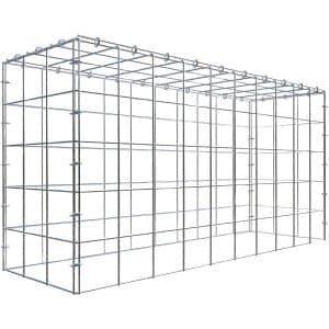 Gabiona C-Ring-Gabione-Anbaukorb Typ 3 50 x 100 x 30 cm Maschenw 10 x 10 cm