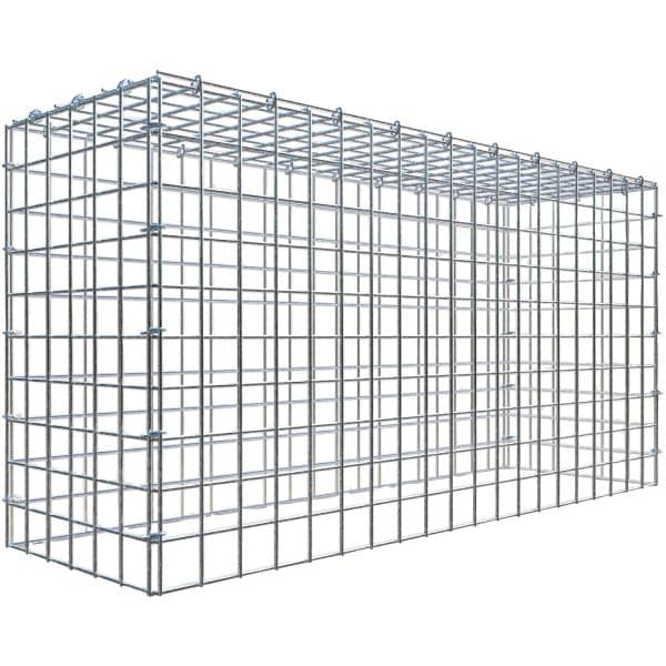 Gabiona C-Ring-Gabione-Anbaukorb Typ 3 50 x 100 x 30 cm Maschenw 5 x 5 cm
