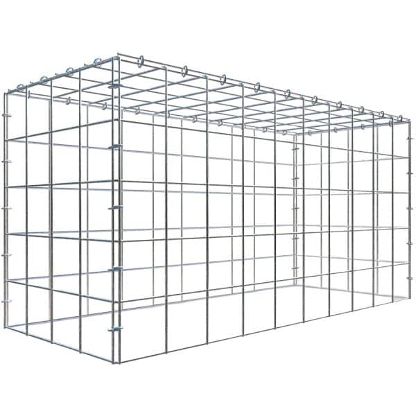Gabiona C-Ring-Gabione-Anbaukorb Typ 3 50 x 100 x 40 cm Maschenw 10 x 10 cm