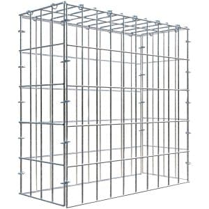 Gabiona C-Ring-Gabione-Anbaukorb Typ 3 50 x 50 x 20 cm Maschenw 5 x 10 cm