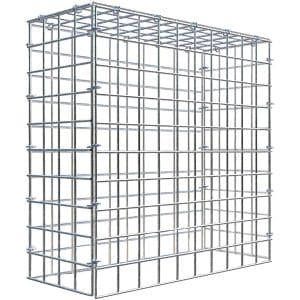 Gabiona C-Ring-Gabione-Anbaukorb Typ 3 50 x 50 x 20 cm Maschenw 5 x 5 cm