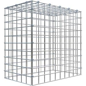 Gabiona C-Ring-Gabione-Anbaukorb Typ 3 50 x 50 x 30 cm Maschenw 5 x 5 cm