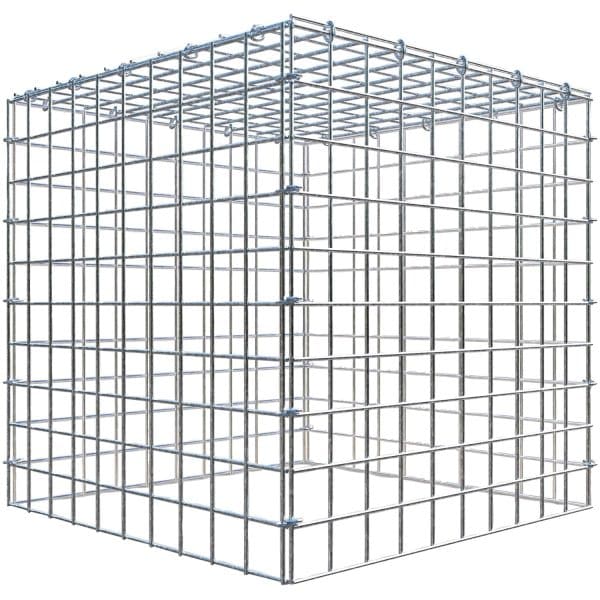 Gabiona C-Ring-Gabione-Anbaukorb Typ 3 50 x 50 x 50 cm Maschenw 5 x 5 cm