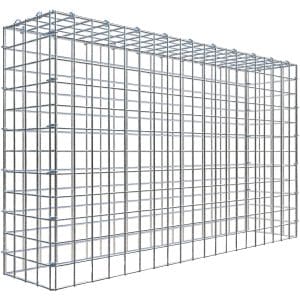 Gabiona C-Ring-Gabione-Anbaukorb Typ 3 60 x 100 x 20 cm Maschenw 5 x 5 cm