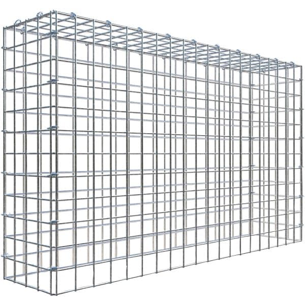 Gabiona C-Ring-Gabione-Anbaukorb Typ 3 60 x 100 x 20 cm Maschenw 5 x 5 cm