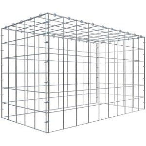 Gabiona C-Ring-Gabione-Anbaukorb Typ 3 60 x 100 x 50 cm Maschenw 10 x 10 cm