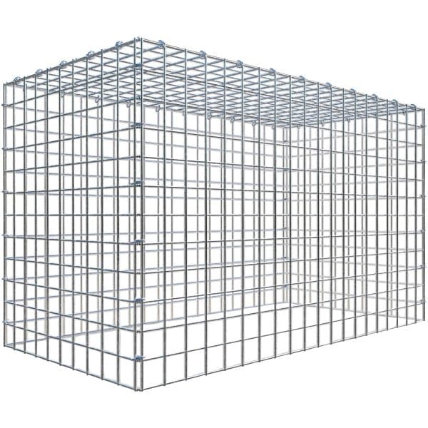 Gabiona C-Ring-Gabione-Anbaukorb Typ 3 60 x 100 x 50 cm Maschenw 5 x 5 cm