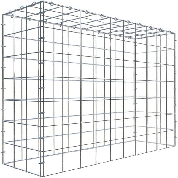 Gabiona C-Ring-Gabione-Anbaukorb Typ 3 70 x 100 x 30 cm Maschenw 10 x 10 cm