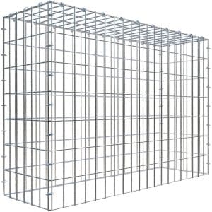 Gabiona C-Ring-Gabione-Anbaukorb Typ 3 70 x 100 x 30 cm Maschenw 5 x 10 cm
