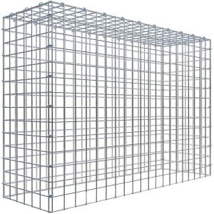 Gabiona C-Ring-Gabione-Anbaukorb Typ 3 70 x 100 x 30 cm Maschenw 5 x 5 cm