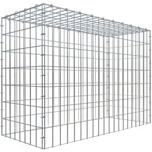 Gabiona C-Ring-Gabione-Anbaukorb Typ 3 70 x 100 x 40 cm Maschenw 5 x 10 cm