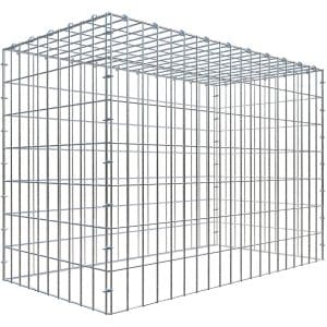 Gabiona C-Ring-Gabione-Anbaukorb Typ 3 70 x 100 x 50 cm Maschenw 5 x 10 cm