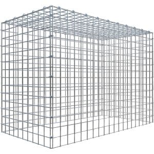 Gabiona C-Ring-Gabione-Anbaukorb Typ 3 70 x 100 x 50 cm Maschenw 5 x 5 cm