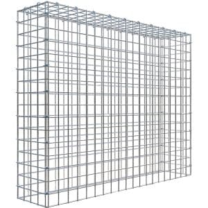 Gabiona C-Ring-Gabione-Anbaukorb Typ 3 80 x 100 x 20 cm Maschenw 5 x 5 cm