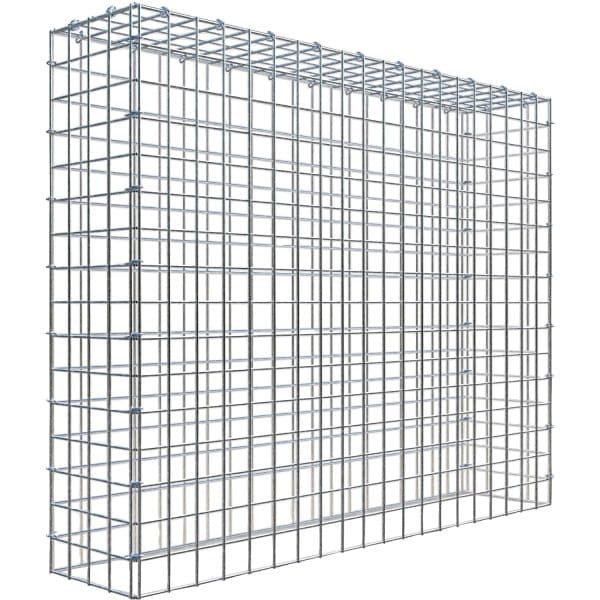 Gabiona C-Ring-Gabione-Anbaukorb Typ 3 80 x 100 x 20 cm Maschenw 5 x 5 cm