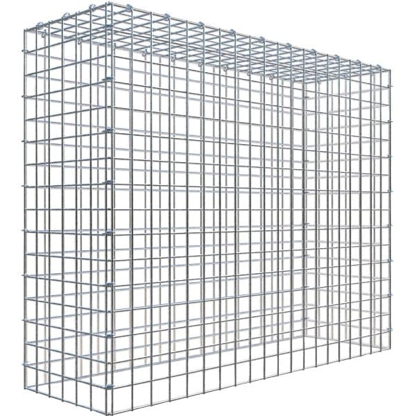 Gabiona C-Ring-Gabione-Anbaukorb Typ 3 80 x 100 x 30 cm Maschenw 5 x 5 cm