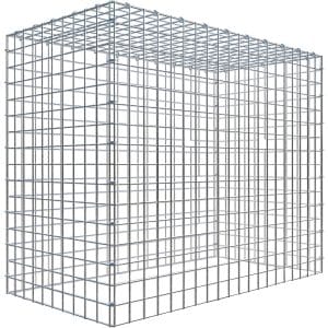 Gabiona C-Ring-Gabione-Anbaukorb Typ 3 80 x 100 x 50 cm Maschenw 5 x 5 cm