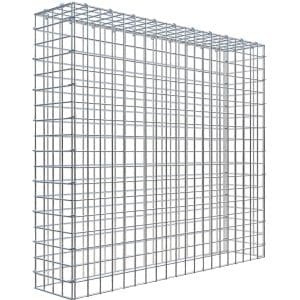 Gabiona C-Ring-Gabione-Anbaukorb Typ 3 90 x 100 x 20 cm Maschenw 5 x 5 cm