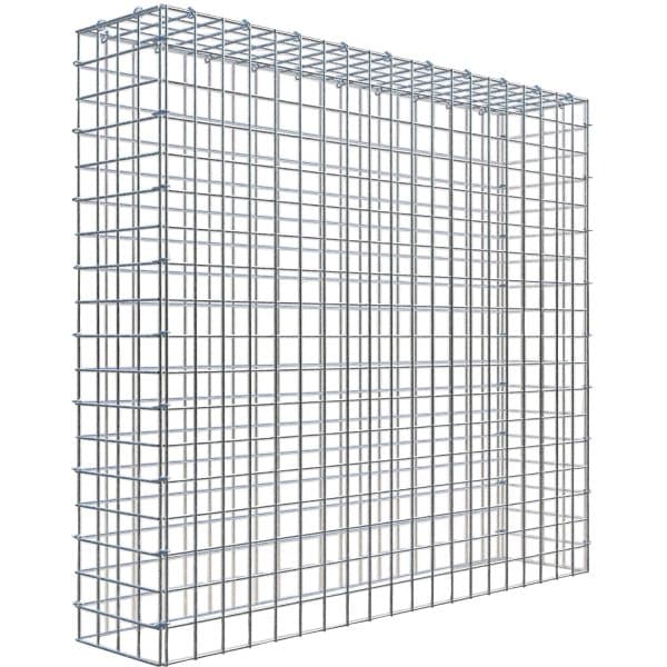 Gabiona C-Ring-Gabione-Anbaukorb Typ 3 90 x 100 x 20 cm Maschenw 5 x 5 cm