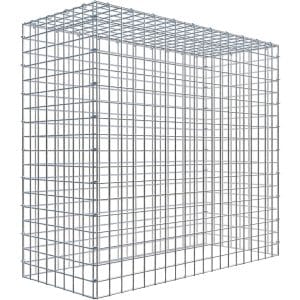Gabiona C-Ring-Gabione-Anbaukorb Typ 3 90 x 100 x 40 cm Maschenw 5 x 5 cm