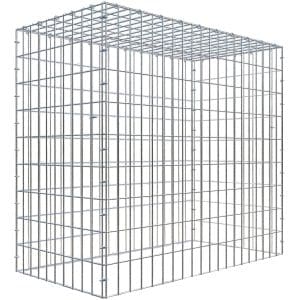 Gabiona C-Ring-Gabione-Anbaukorb Typ 3 90 x 100 x 50 cm Maschenw 5 x 10 cm