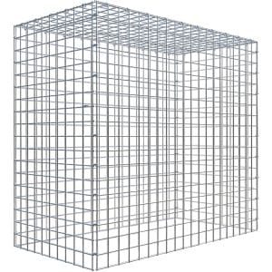 Gabiona C-Ring-Gabione-Anbaukorb Typ 3 90 x 100 x 50 cm Maschenw 5 x 5 cm