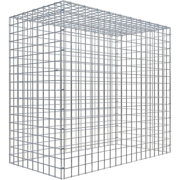 Gabiona C-Ring-Gabione-Anbaukorb Typ 3 90 x 100 x 50 cm Maschenw 5 x 5 cm