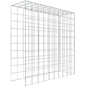 Gabiona C-Ring-Gabione-Anbaukorb Typ 4 100 x 100 x 30 cm Maschenw 10 x 10 cm