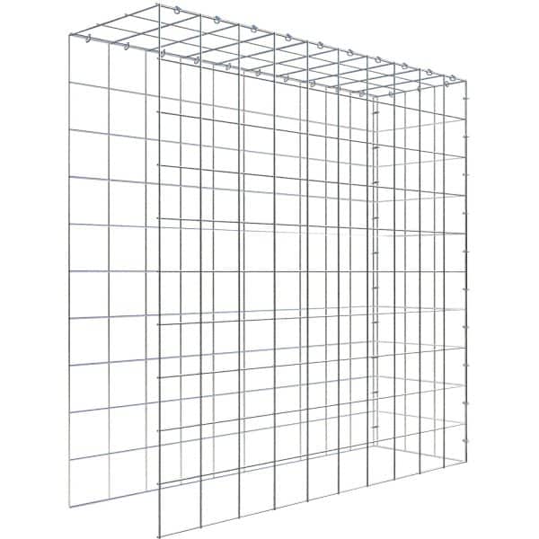 Gabiona C-Ring-Gabione-Anbaukorb Typ 4 100 x 100 x 30 cm Maschenw 10 x 10 cm