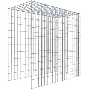 Gabiona C-Ring-Gabione-Anbaukorb Typ 4 100 x 100 x 50 cm Maschenw 5 x 10 cm