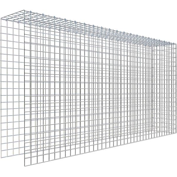 Gabiona C-Ring-Gabione-Anbaukorb Typ 4 100 x 200 x 30 cm Maschenw 5 x 5 cm