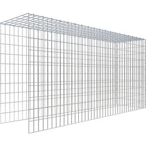 Gabiona C-Ring-Gabione-Anbaukorb Typ 4 100 x 200 x 50 cm Maschenw 5 x 10 cm