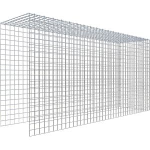Gabiona C-Ring-Gabione-Anbaukorb Typ 4 100 x 200 x 50 cm Maschenw 5 x 5 cm
