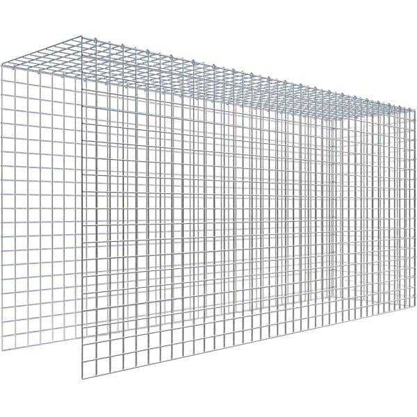 Gabiona C-Ring-Gabione-Anbaukorb Typ 4 100 x 200 x 50 cm Maschenw 5 x 5 cm