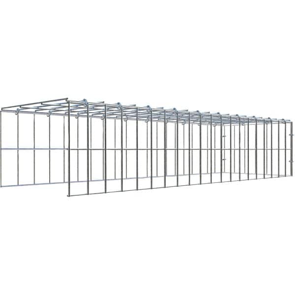 Gabiona C-Ring-Gabione-Anbaukorb Typ 4 20 x 100 x 30 cm Maschenw 5 x 10 cm