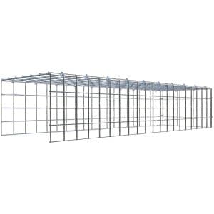 Gabiona C-Ring-Gabione-Anbaukorb Typ 4 20 x 100 x 30 cm Maschenw 5 x 5 cm