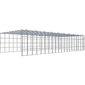 Gabiona C-Ring-Gabione-Anbaukorb Typ 4 20 x 100 x 40 cm Maschenw 5 x 5 cm