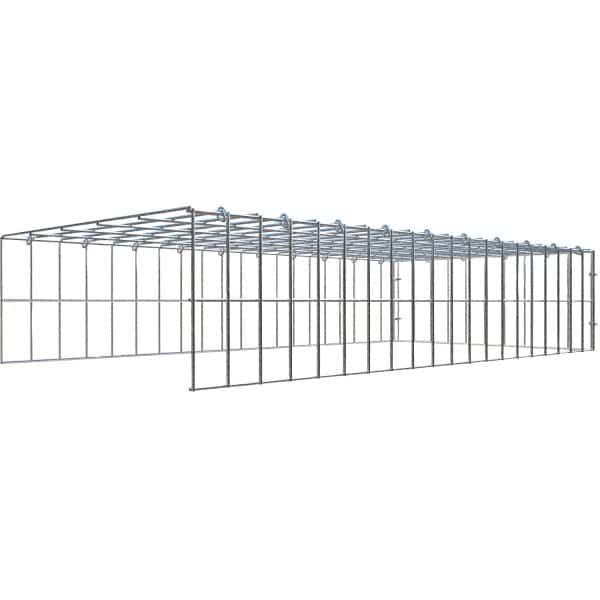 Gabiona C-Ring-Gabione-Anbaukorb Typ 4 20 x 100 x 50 cm Maschenw 5 x 10 cm