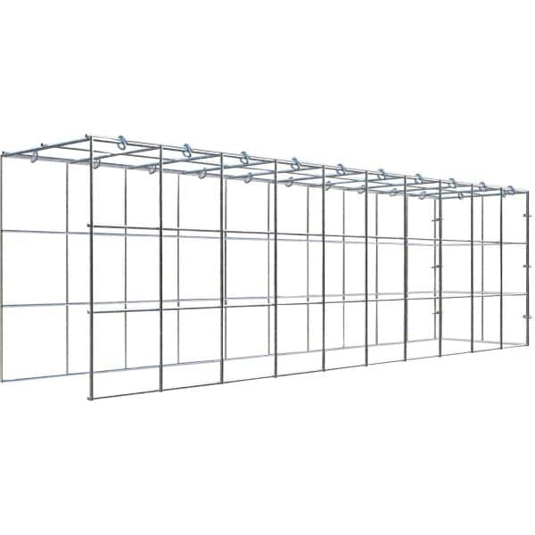 Gabiona C-Ring-Gabione-Anbaukorb Typ 4 30 x 100 x 20 cm Maschenw 10 x 10 cm