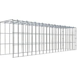 Gabiona C-Ring-Gabione-Anbaukorb Typ 4 30 x 100 x 20 cm Maschenw 5 x 10 cm